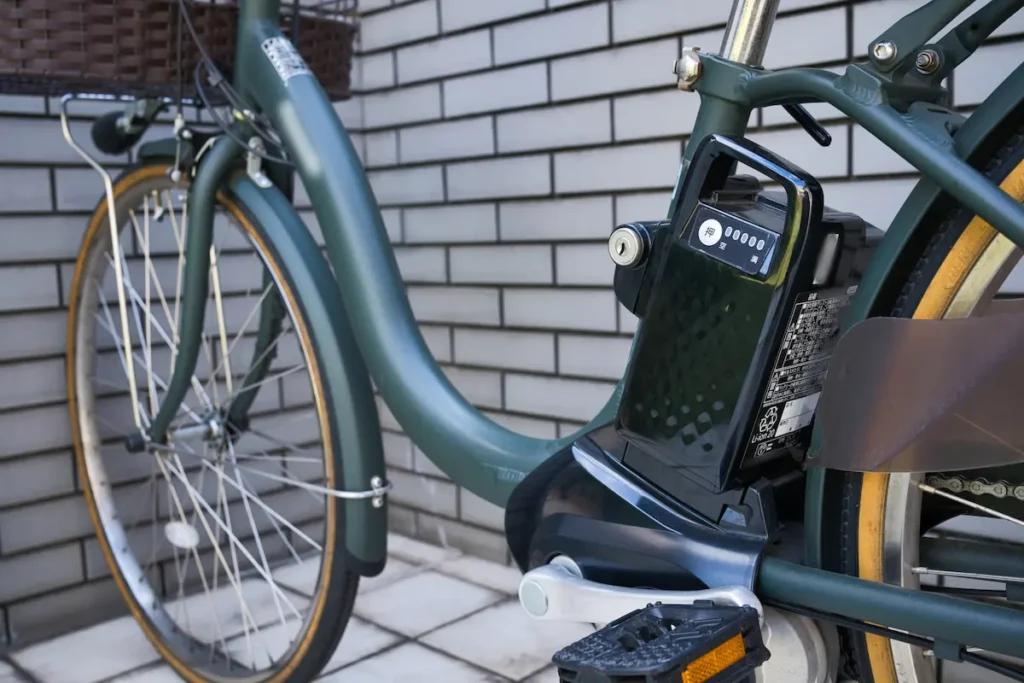 電動自転車 バッテリー周辺部