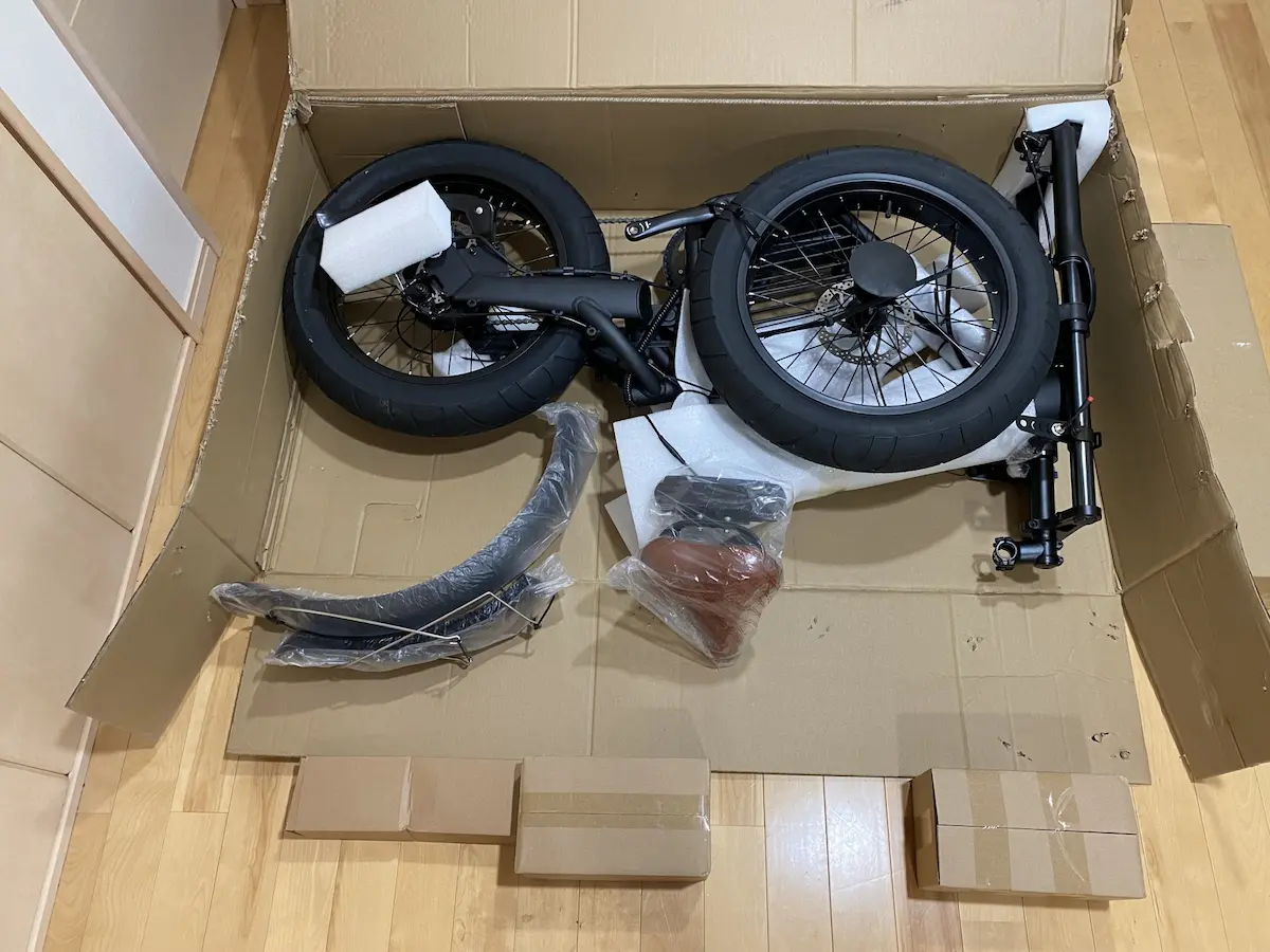 自転車梱包