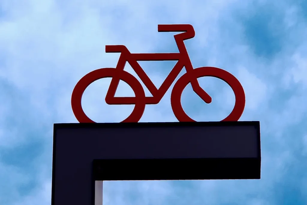 自転車オブジェ
