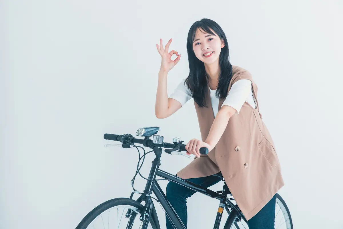 自転車女性１