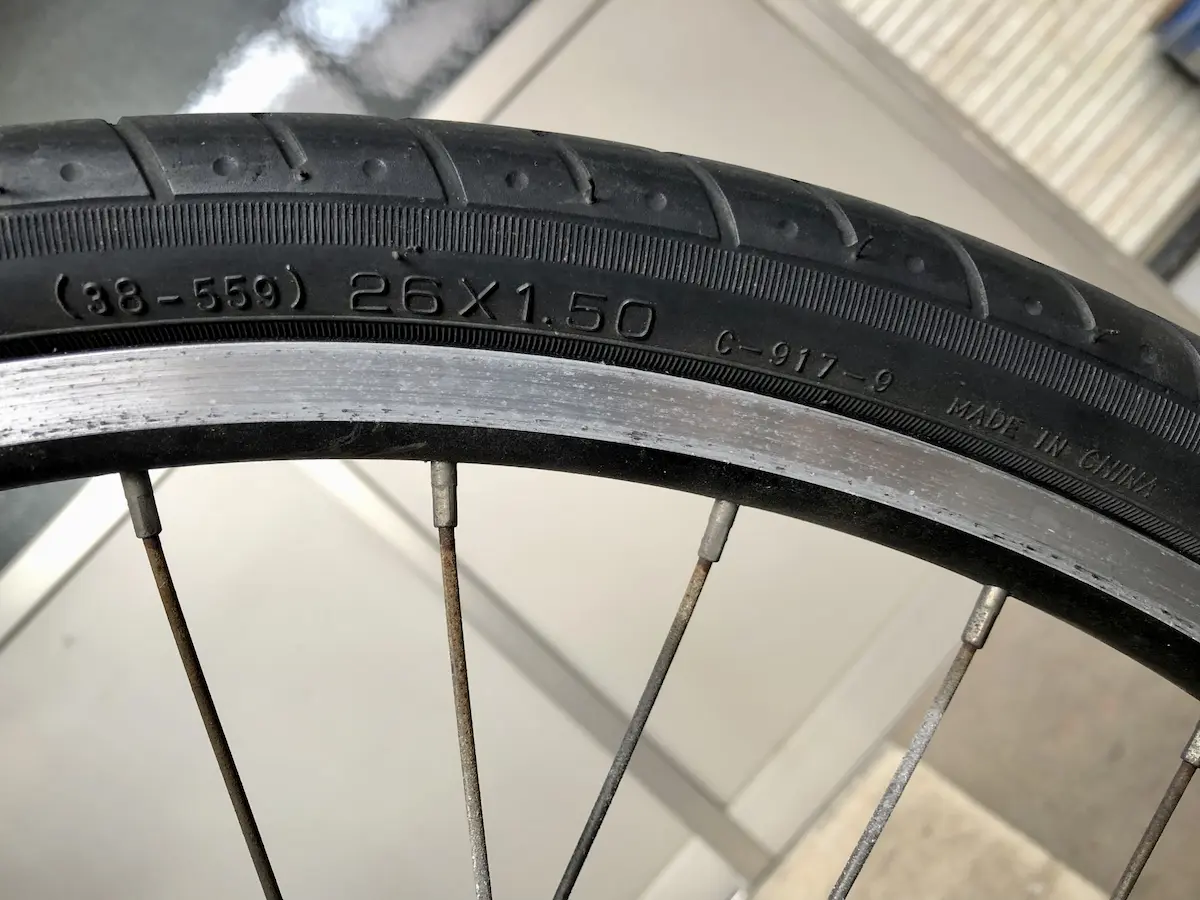 タイヤサイズ表記
